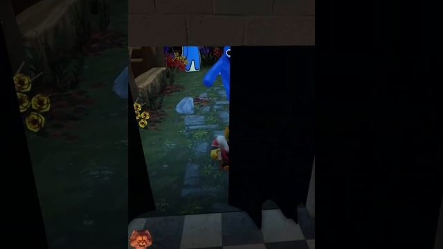 ИГРА Rainbow Friends роблокс симулятор убегаем от синего монстра #shorts #roblox смотреть онлайн