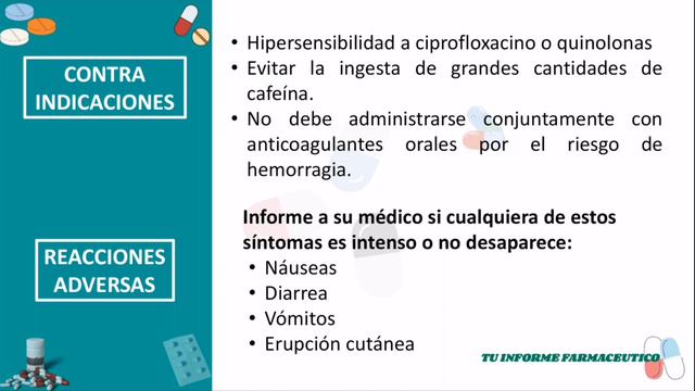 💊Ciprofloxacino 500 mg para que sirve смотреть онлайн