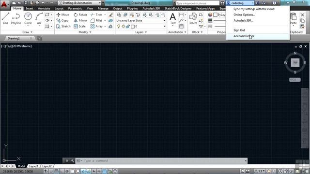 New Features In AutoCAD LT 2014: The Cloud - Autodesk 360 Tab And Settings Sync смотреть онлайн