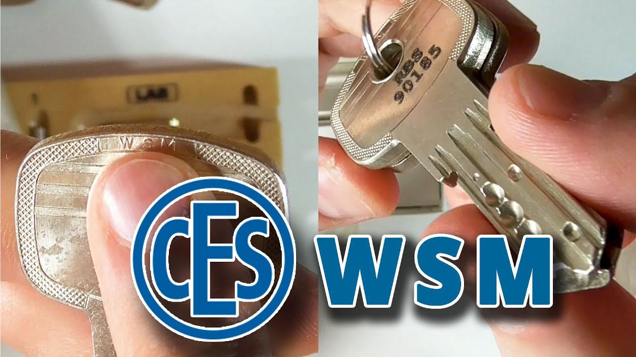 Цилиндр CES с вертикальным ключом смотреть онлайн