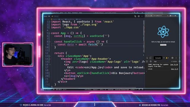REACT et NODE.js le Tuto COMPLET (Express et Heroku inclus) смотреть онлайн