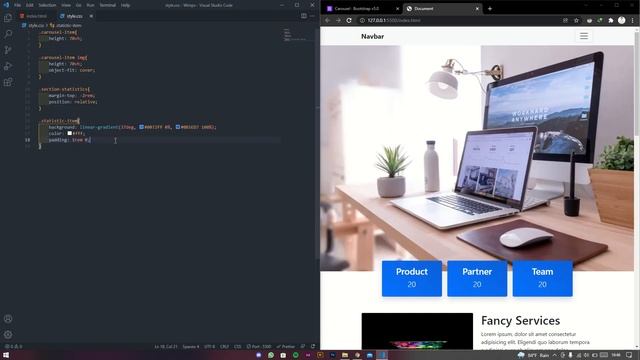 #NGODING | Membuat Landing Page Website dengan Bootstrap 5 | PART-2 смотреть онлайн