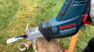 Тест аккумуляторной сабельной пилы-ножовки Bosch Professional GSA 18V-LI C - 30FPS