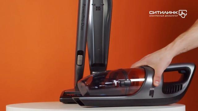 Обзор ручного пылесоса (handstick) PHILIPS PowerPro Duo FC6168/01 | Ситилинк смотреть онлайн