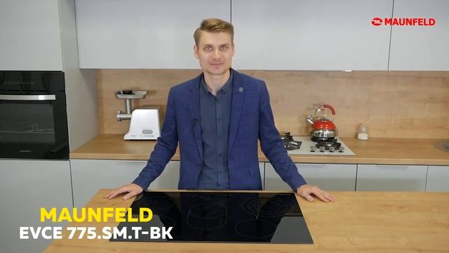 20054974 Стеклокерамическая варочная панель MAUNFELD EVCE 775 SM T BK черный 1 смотреть онлайн
