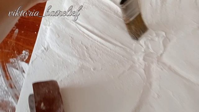 Объемная, рельефная, интерьерная картина с цветком своими руками. #барельеф #painting #colors смотреть онлайн