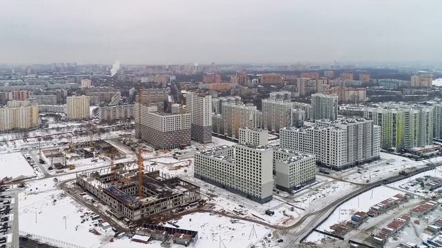 Люберецкий | Ход строительства. Февраль | ПИК смотреть онлайн