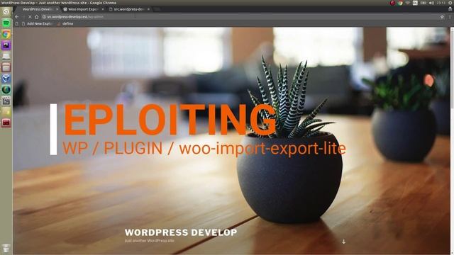 Exploiting Plugin Woo Import Export for WordPress 1.0 – Arbitrary File Deletion – Unlik смотреть онлайн