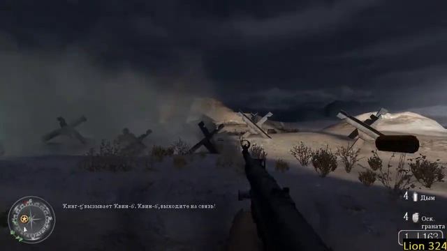 Прохождение игры Call of Duty 2 Миссия 9 Упроавлем артилереей смотреть онлайн
