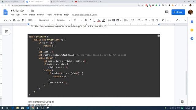 LeetCode - 69. Sqrt(x) - My LeetCode Learning Experience смотреть онлайн