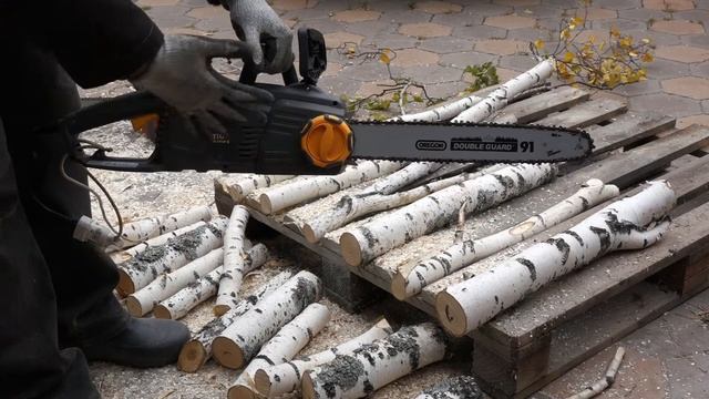 Электропила Stiga VS бензиновая пила Husqvarna смотреть онлайн