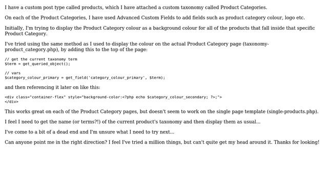 Wordpress: Show ACF field from custom taxonomy and display on the single template (2 Solutions!!) смотреть онлайн