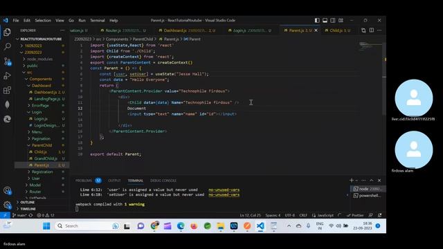React js Passing Data from Parent to Child , Chlld To Parent and from Any Component #UseContext смотреть онлайн