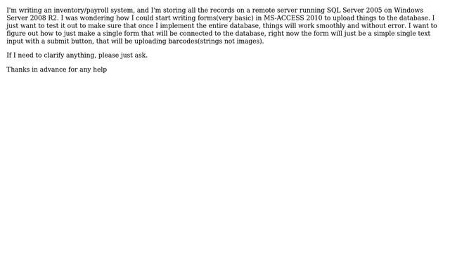 Databases: Write Access Client App for SQL Server 2005 Backend смотреть онлайн