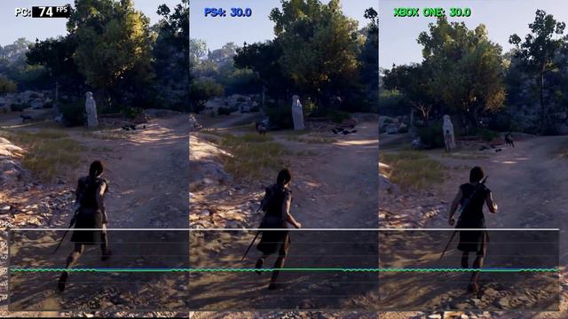Assassin's Creed Odyssey – PC vs. PS4 vs. Xbox One Frame Rate Test & Graphics Comparison смотреть онлайн