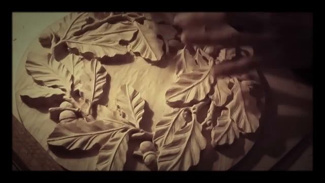 Резьба по дереву. Ветка с дубовыми листьями. 10 часть (процесс) смотреть онлайн