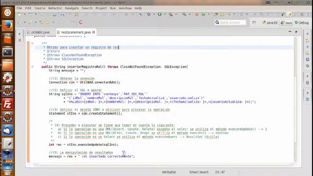Curso de Java POS - Sesión Nro.13.3 - Operaciones SQL - Statement смотреть онлайн