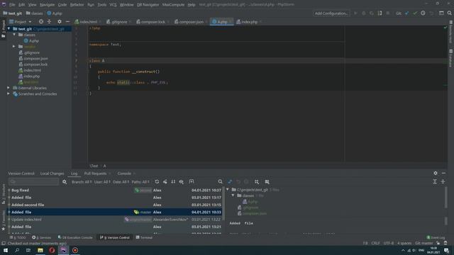 Как сделать cherry-pick в Phpstorm (урок 4) смотреть онлайн