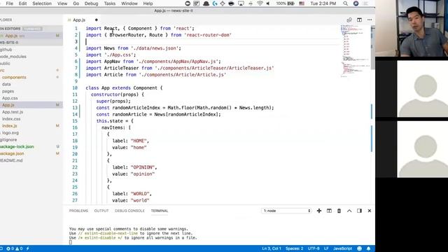 W11D2: React Router, React Bootstrap (1 of 1) смотреть онлайн
