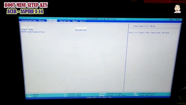 BOOT MENU SETUP KEY ACER ASPIRE E14 LAPTOP /As The Computer Is Booting смотреть онлайн