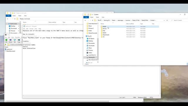 Ready Or Not Mods | How To Install Mods |  Installation Guide/Tutorial