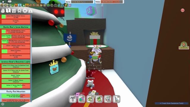 ЗИМНИЙ ИВЕНТ! Подарки! Новые задания мишек Симулятор Пчеловода роблокс | Bee Swarm Simulator roblox смотреть онлайн