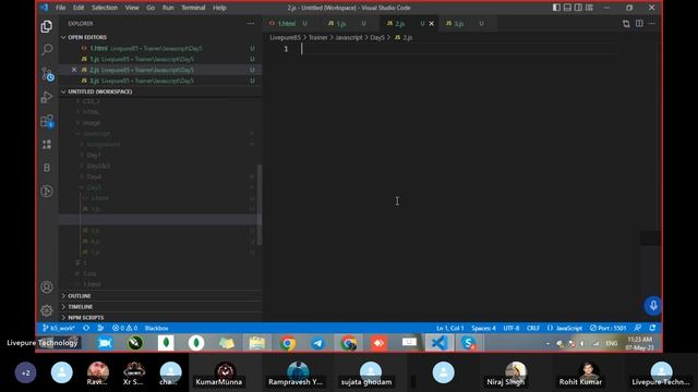 Js Module 01: Day 05 Variable declaration in Js in hindi - 07 May 2023 смотреть онлайн