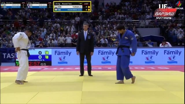 Бохти Сомон МАҲМАДБЕКОВ (-73kg) дар Гран-при Тошкант смотреть онлайн