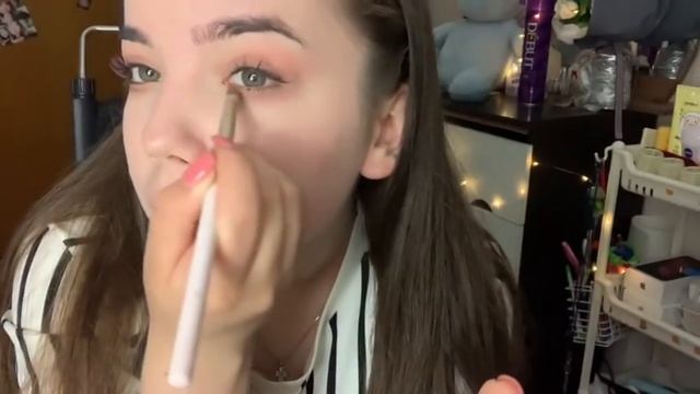 Корейский макияж на “русской”||Lina.r.k смотреть онлайн
