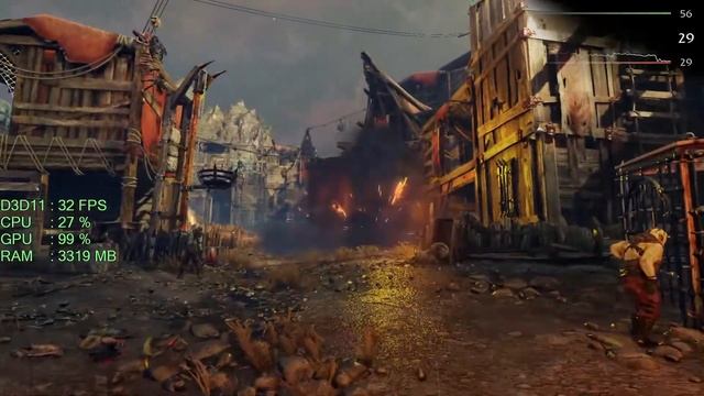 GeForce GT 1030 -- AMD Ryzen 3 1300X -- Middle Earth Shadow of Mordor Benchmark смотреть онлайн