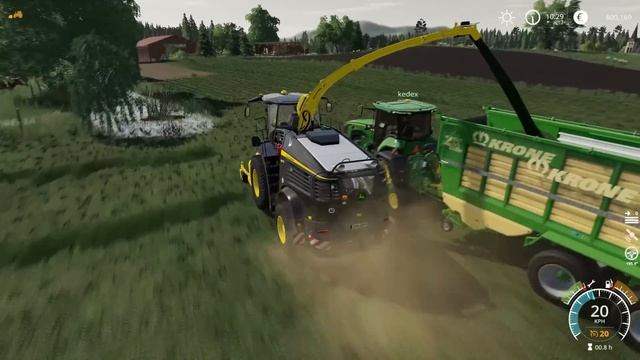 Alfalfa silage with @kedex | Animals on Ellerbach | Farming Simulator 19 | Episode 41