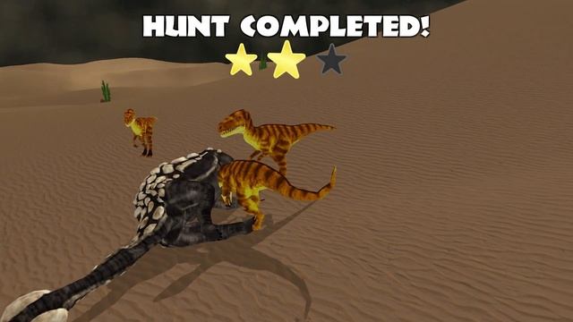 Hungry Raptor: Desert Dinosaur Hunt Android Gameplay #7 Dino Simulator Games 2021 смотреть онлайн