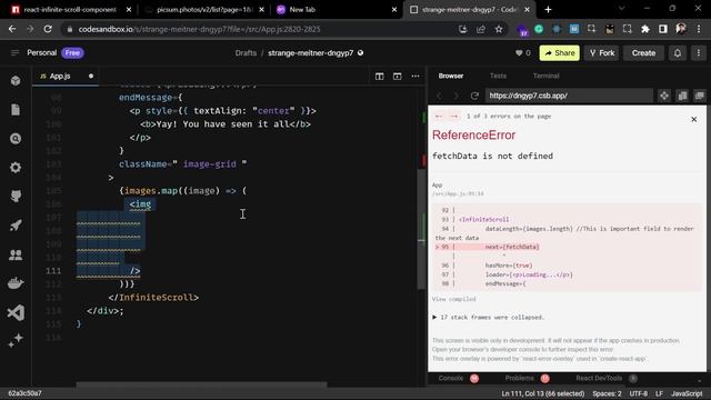 Infinite Scroll in React with react-infinite-scroll-component смотреть онлайн