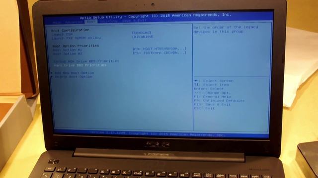 DEFAULT BIOS SETTINGS ASUS X554LJ XO095D смотреть онлайн