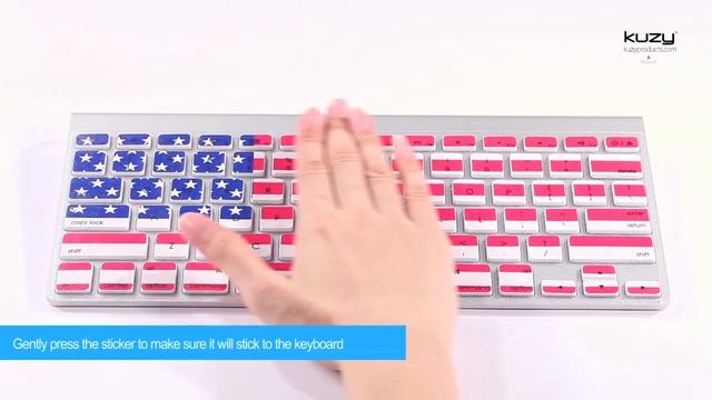 Kuzy - Keyboard Stickers/Skins for MacBook and Apple Wireless Keyboard - Easy Installation Proccess смотреть онлайн