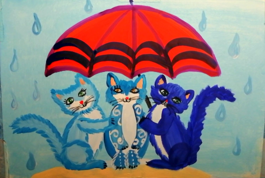 Как нарисовать сказочных котиков смотреть онлайн