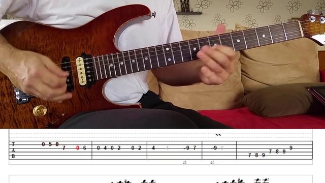 Flying Colors - KAYLA - Slowed Down Solo With Tabs #1 смотреть онлайн