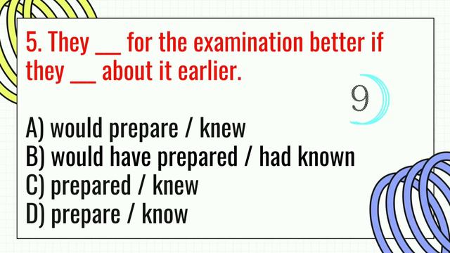 3rd Conditional Quiz/ Grammar Quiz смотреть онлайн