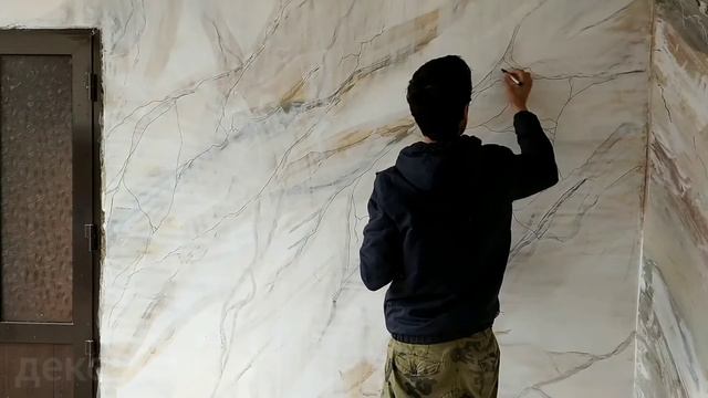 Венецианская штукатурка под мрамор Blackand White (2021) декор тчк смотреть онлайн