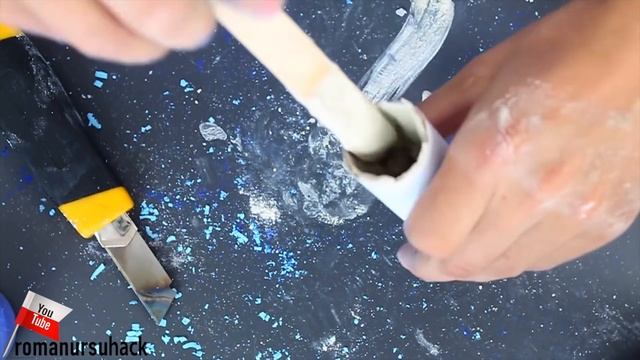 How to make a DIY BLUE smoke flare ? Tutorial смотреть онлайн