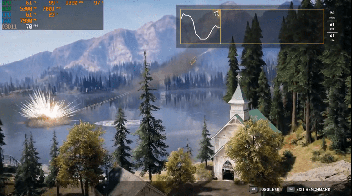 FAR CRY 5 на RTX 3070 — ГРАФИЧЕСКИЙ ТЕСТ 4K