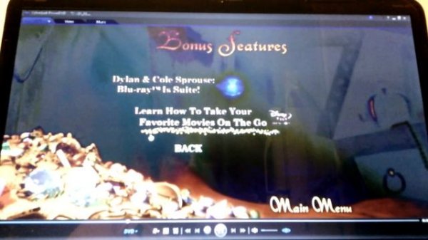 TinkerBell AND THE LOST TREASURE Menu Walkthrough