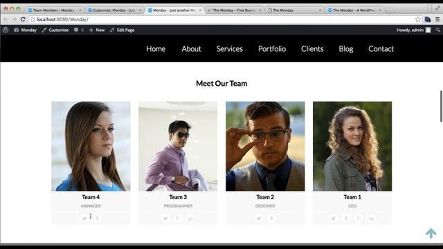 Free Business Theme Monday - How to Configure Team and Subscribe Section | WordPress Tutorial смотреть онлайн