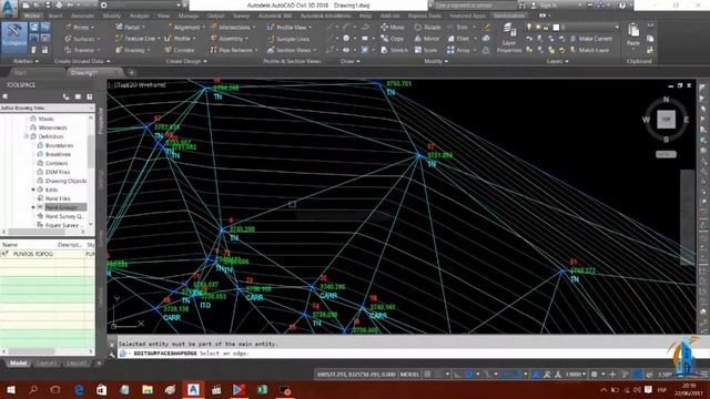SUPERFICIES Y CONTORNOS EN CIVIL 3D-2018 смотреть онлайн
