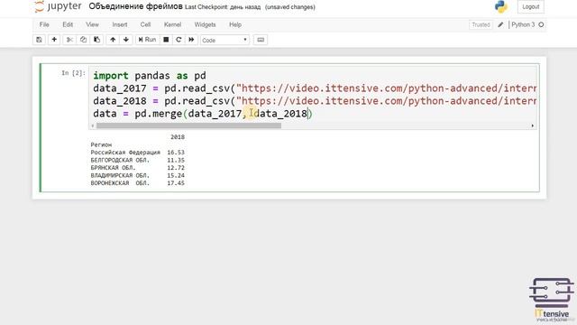 Парсинг на Python. 006 Индексы и объединение фреймов смотреть онлайн