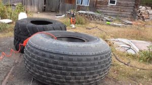 Своими Руками! Быстрая Разбортовка и Забортовка Бескамерных Колёс Для Болотохода! Новые Колёса!