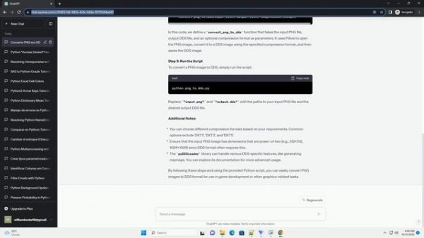 Convert png to dds with python