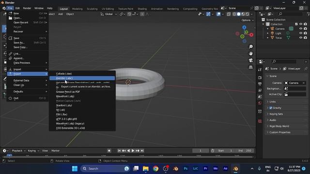 How to Save Blender 3D Models as Obj File Format [easy] смотреть онлайн