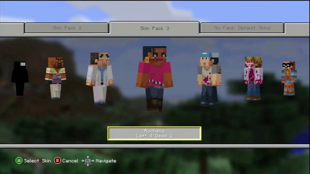 Minecraft Xbox 360 DLC # 3 Skin Pack Gameplay смотреть онлайн