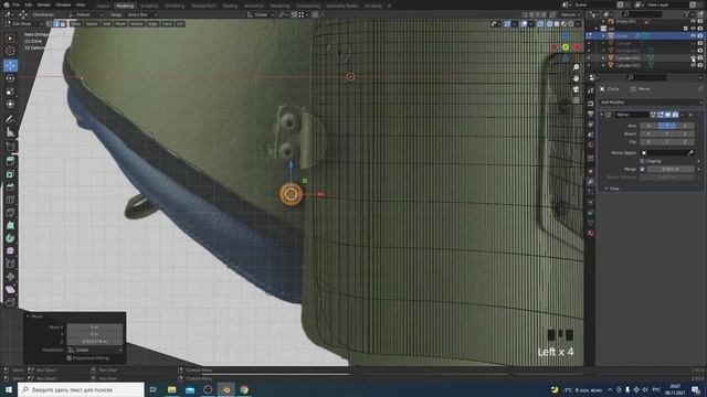Простенький омоновский шлем за 40 минут в Blender! Part1 (Modeling + comments) смотреть онлайн